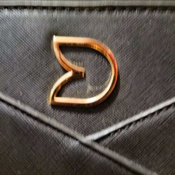 Darlings Black Vegan Leather Shoulder Bag GS-558 | NWT Stylish Handbag Purse - Picture 9 of 11